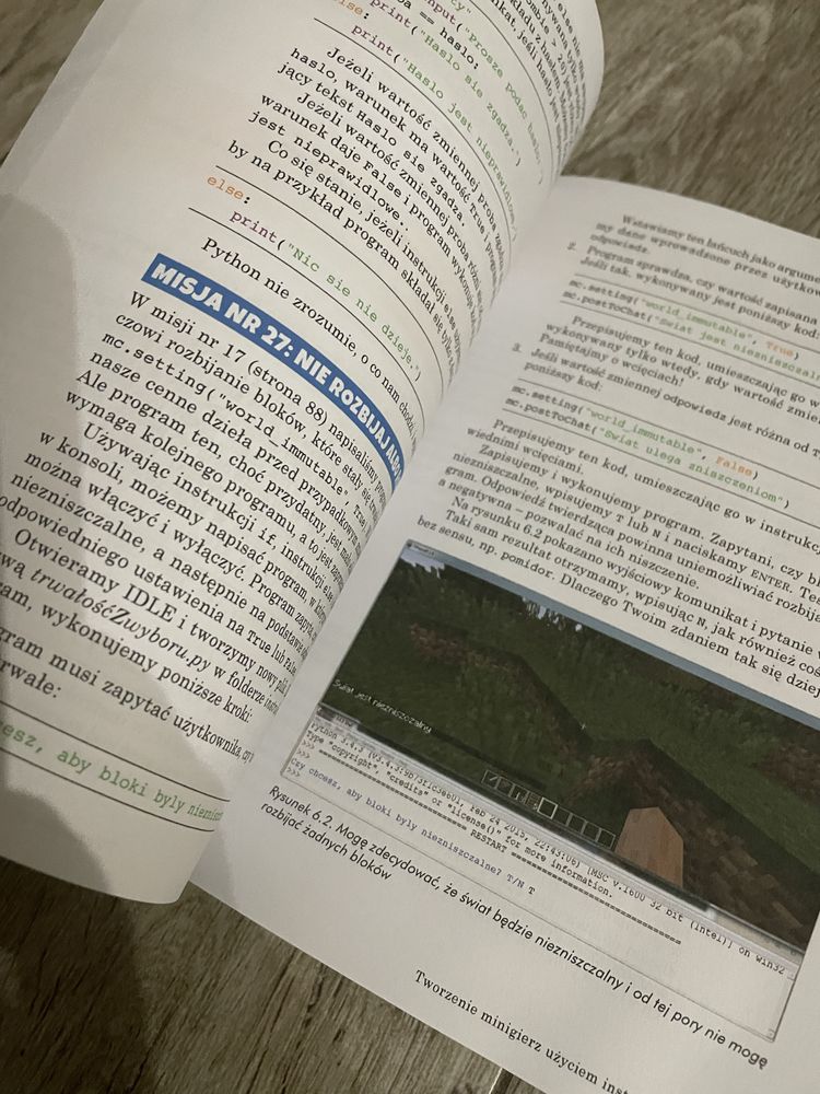 Nauka programowania z Minecraftem Richardson