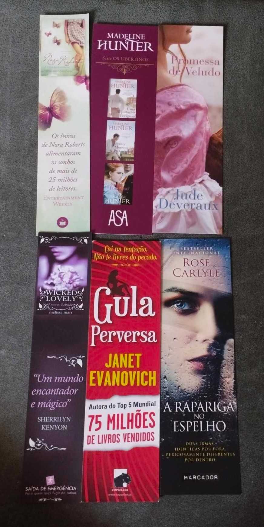 Conjunto de 50 Marcadores de Livros