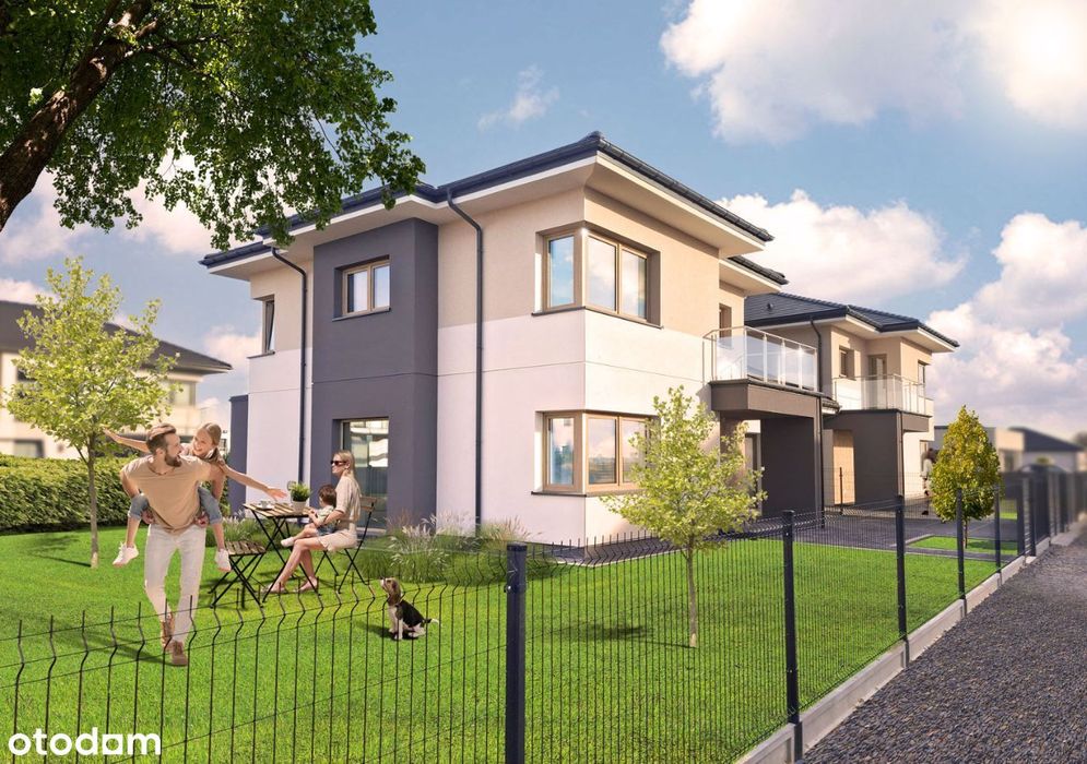 Nowoczesne domy w Abramowicach Prywatnych w Głusku