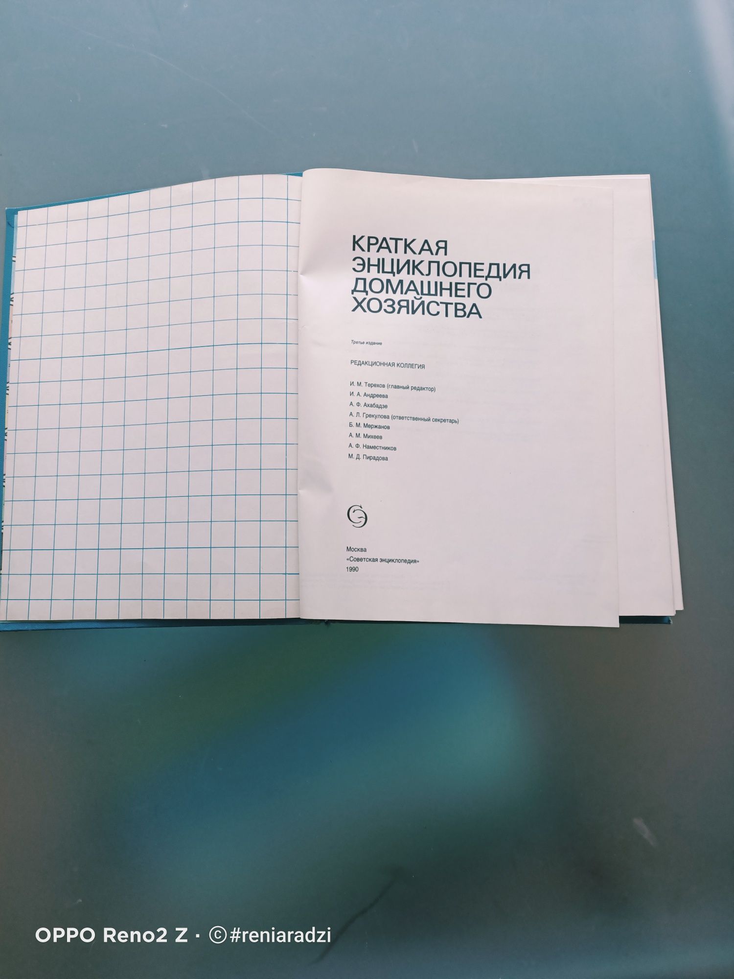 Książka Krótka encyklopedia gospodarstwa domowego, rosyjski,  1990