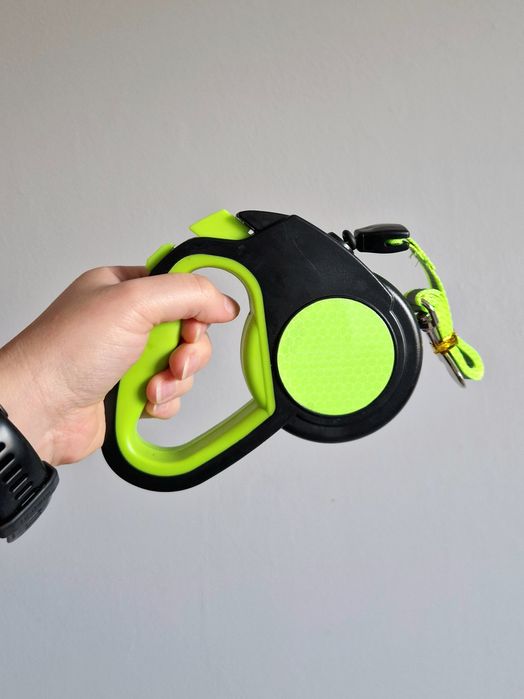 Smycz linka dla psa kota automat zwijana blokada 3m 15kg