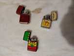 Conjunto de 3 Isqueiros de Coleccionador
