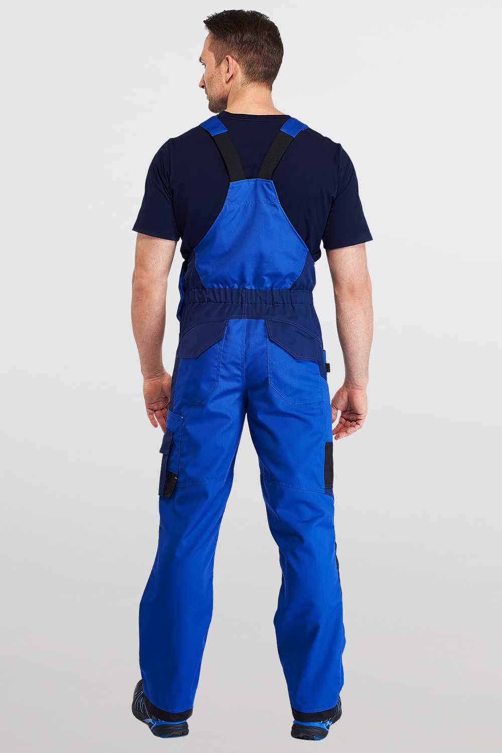 Ogrodniczki męskie premium niebieskie rozm. 3XL
