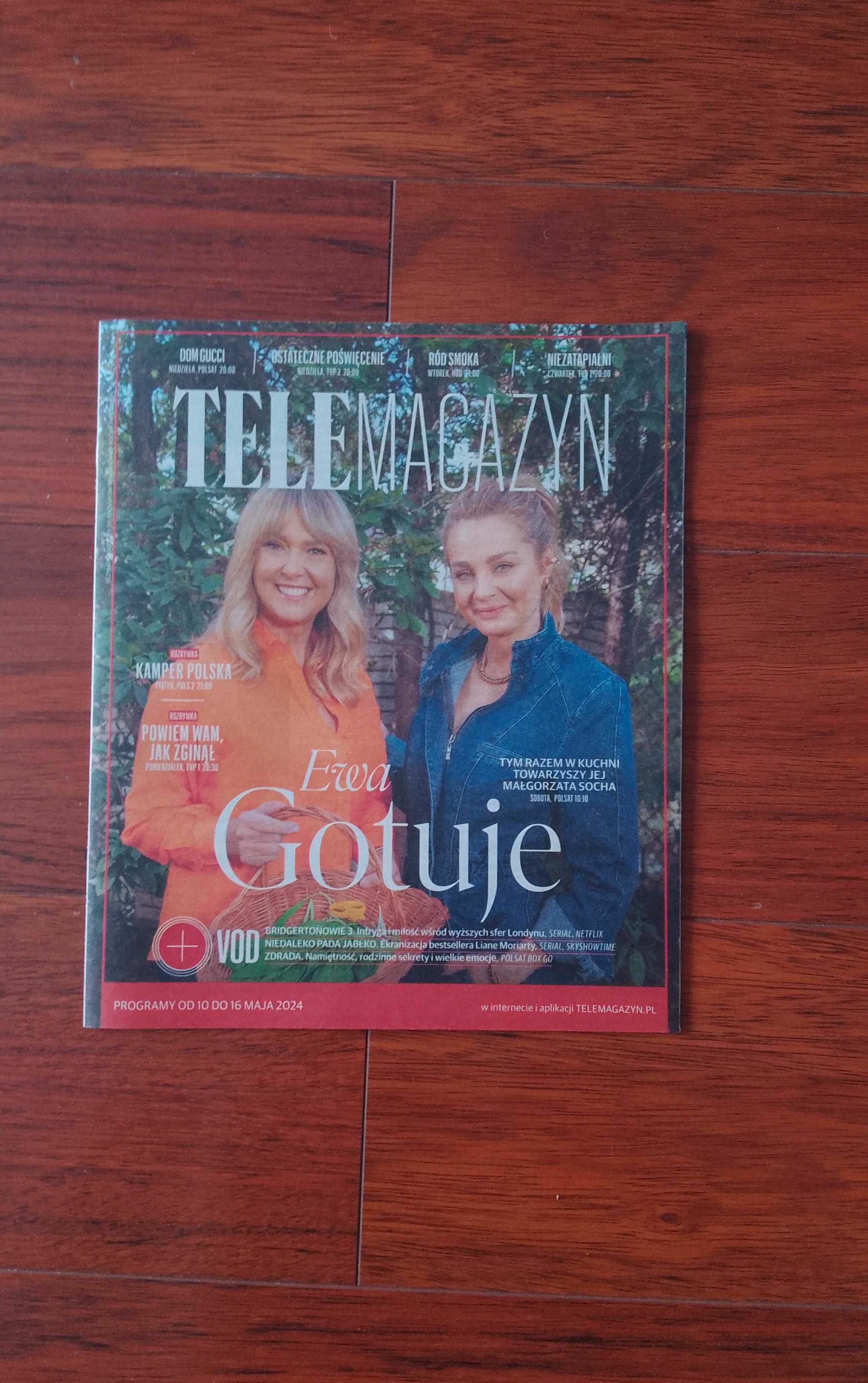 Telemagazyn gazeta z programem tv, opisy filmów, krzyżówki, rok 2024