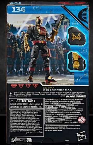 GI Joe GIJOE Classified Iron Grenadier B.A.T. #134 (NOVO SELADO)