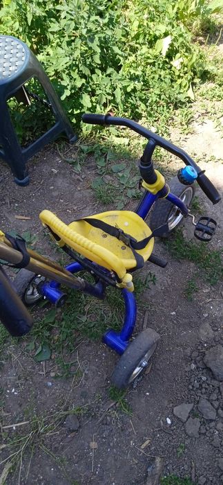 Велосипед детский с ручкой управления