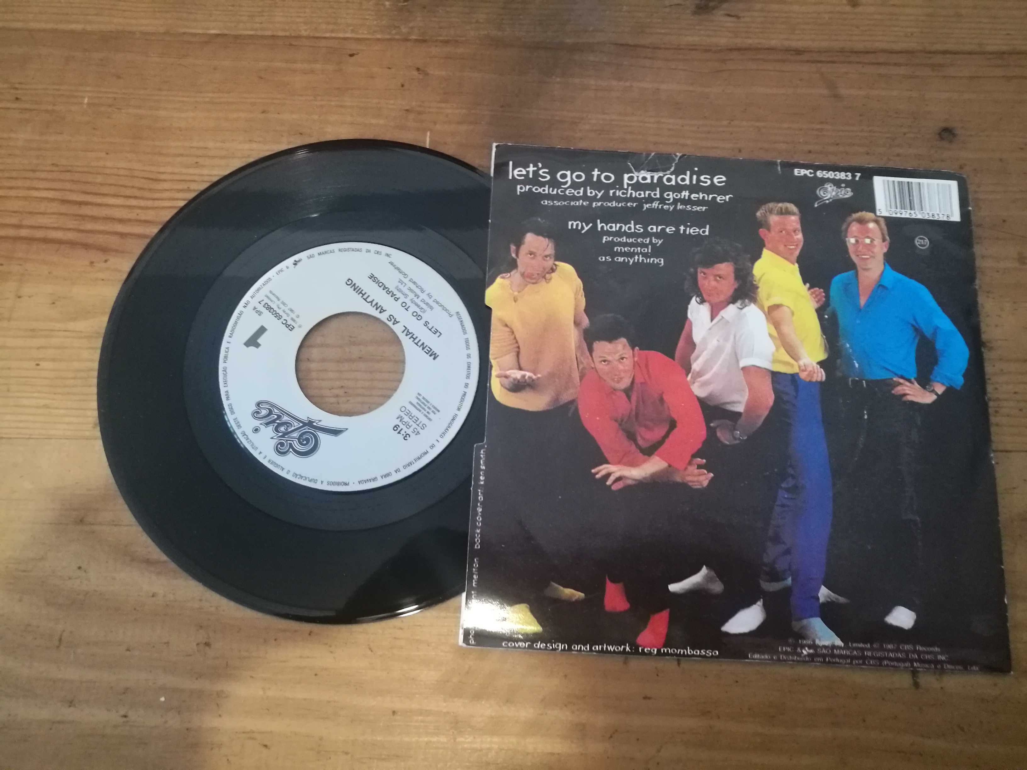 MENTAL AS ANYTHING (Pop-Rock) - Let's Go To Paradise SINGLE