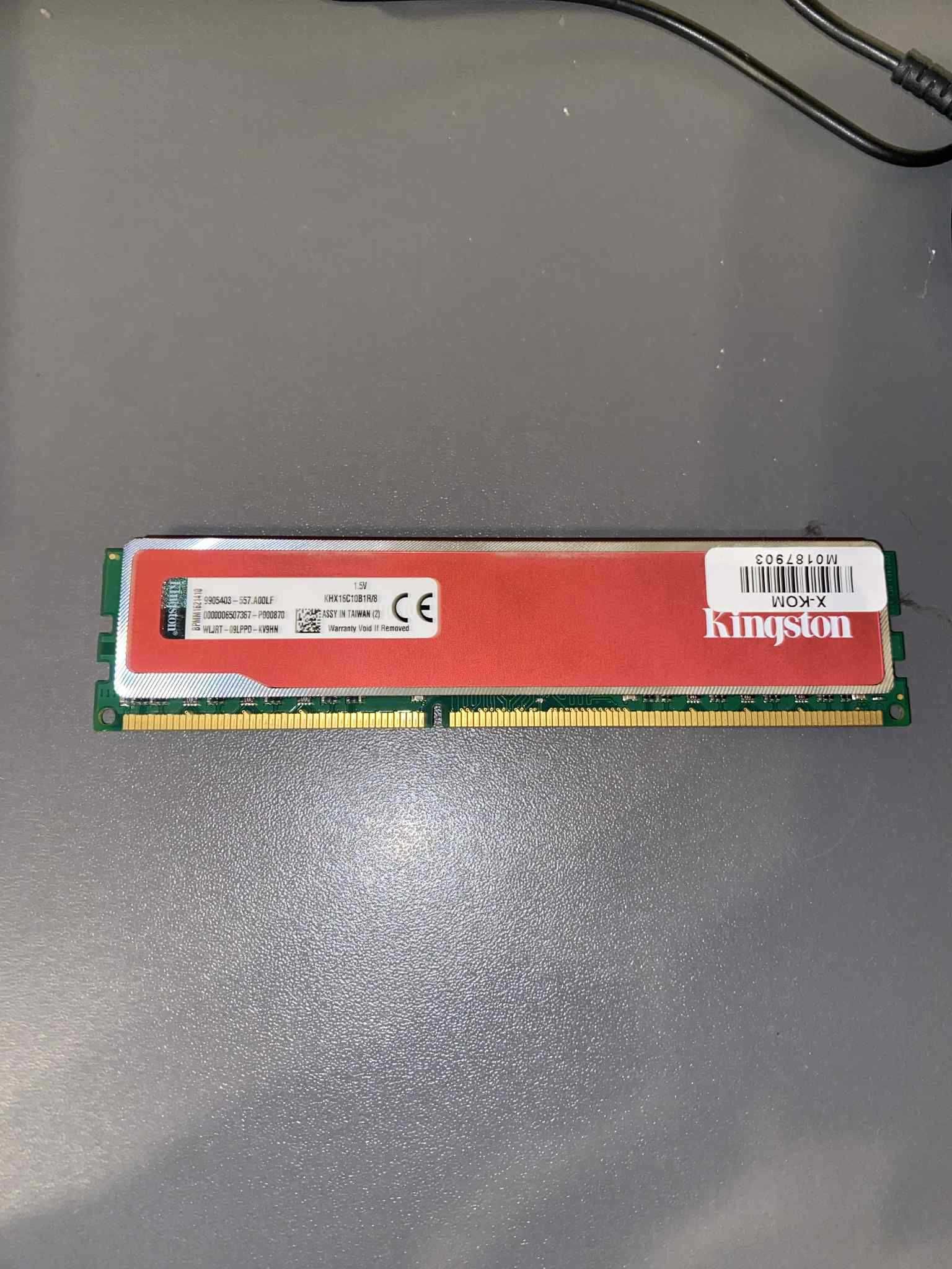 Pamięć RAM Kingston HyperX Red DDR3 8GB 1600MHz CL10