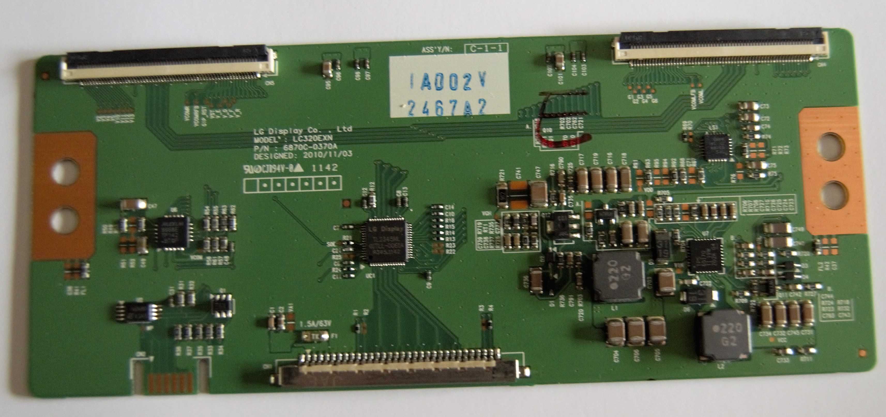 Placa T-CON, Modelo: LC320EXN de LG - 32LV2500 , em excelente estado