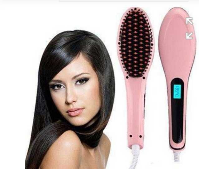 Электрическая расческа выпрямитель Fast Hair Straightener HQT-906 Led