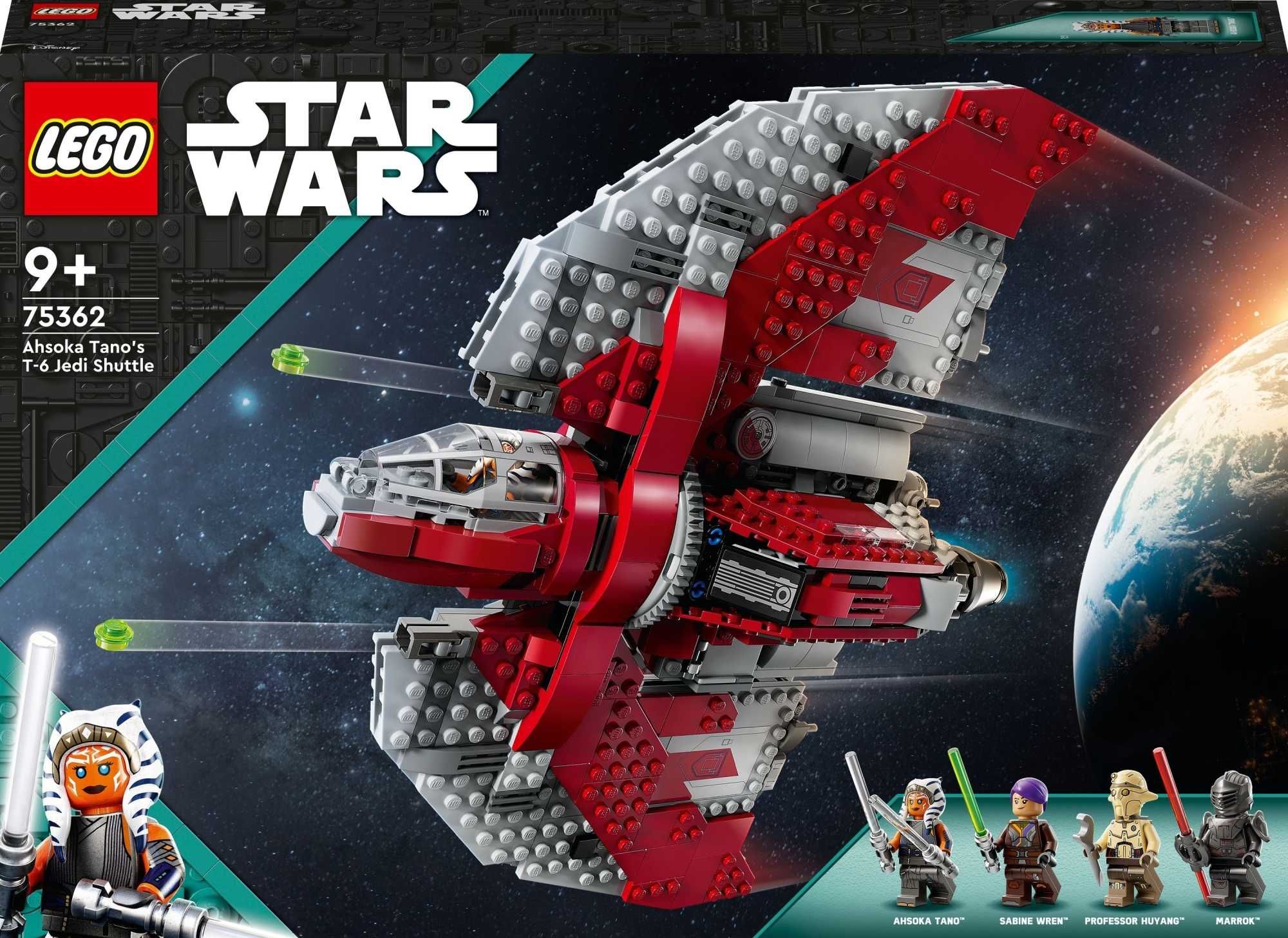 LEGO Star Wars 75362 Шатл джедаїв T-6 Асокі Тано (без мініфігурок)