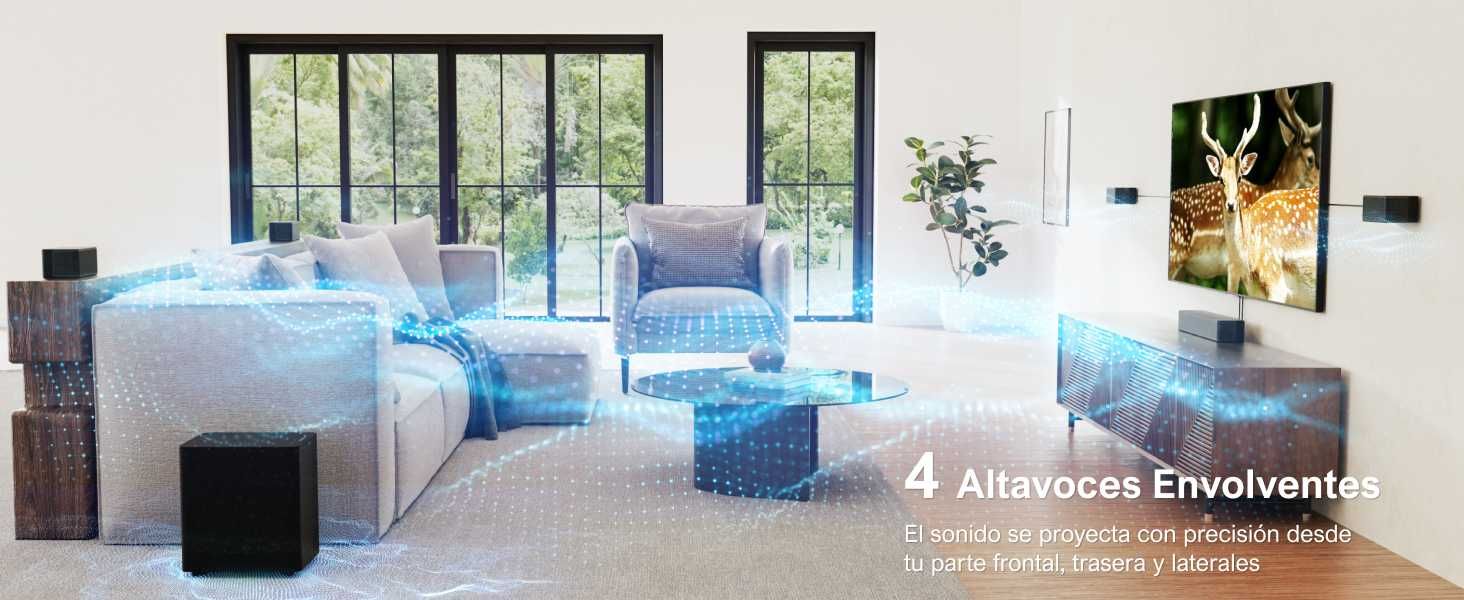 Звукова система / Сабвуфер Bluetooth 5.3 Ultimea 7.1 Poseidon D70