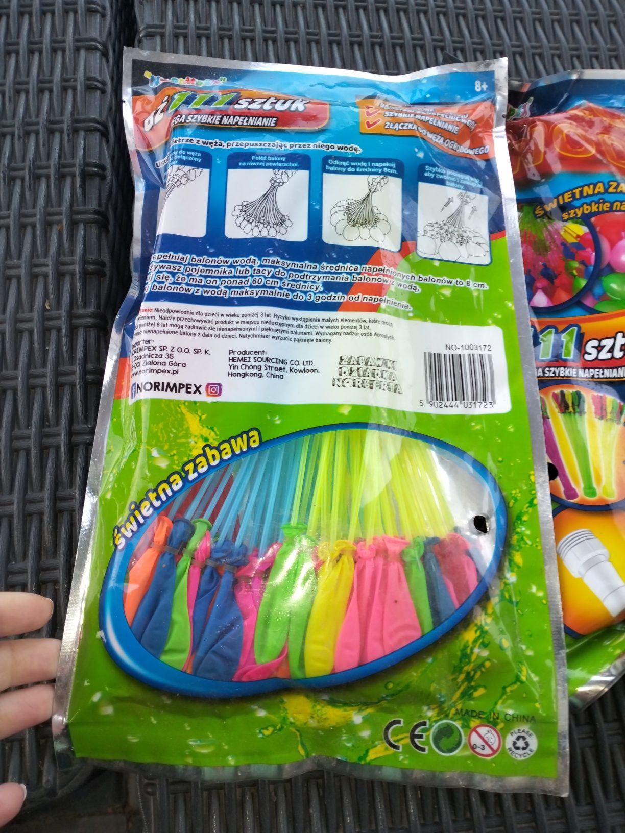 Balony wodne dla dzieci