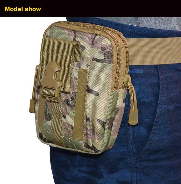 Saszetka nerka biodrówka do pasa taktyczna torba ZIELONA