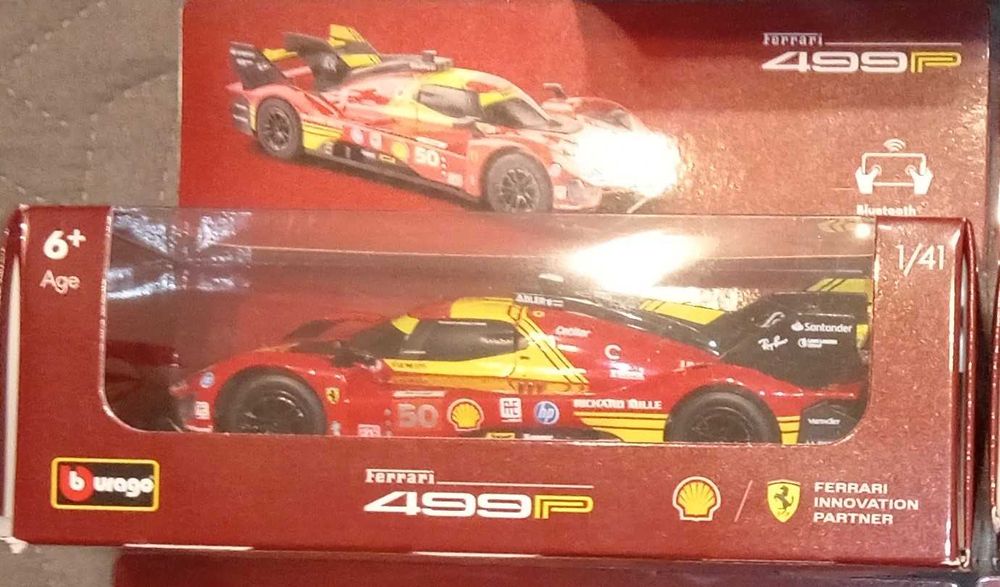 2 modele Ferrari z kolekcji Shell 2025 Bluetooth remote control