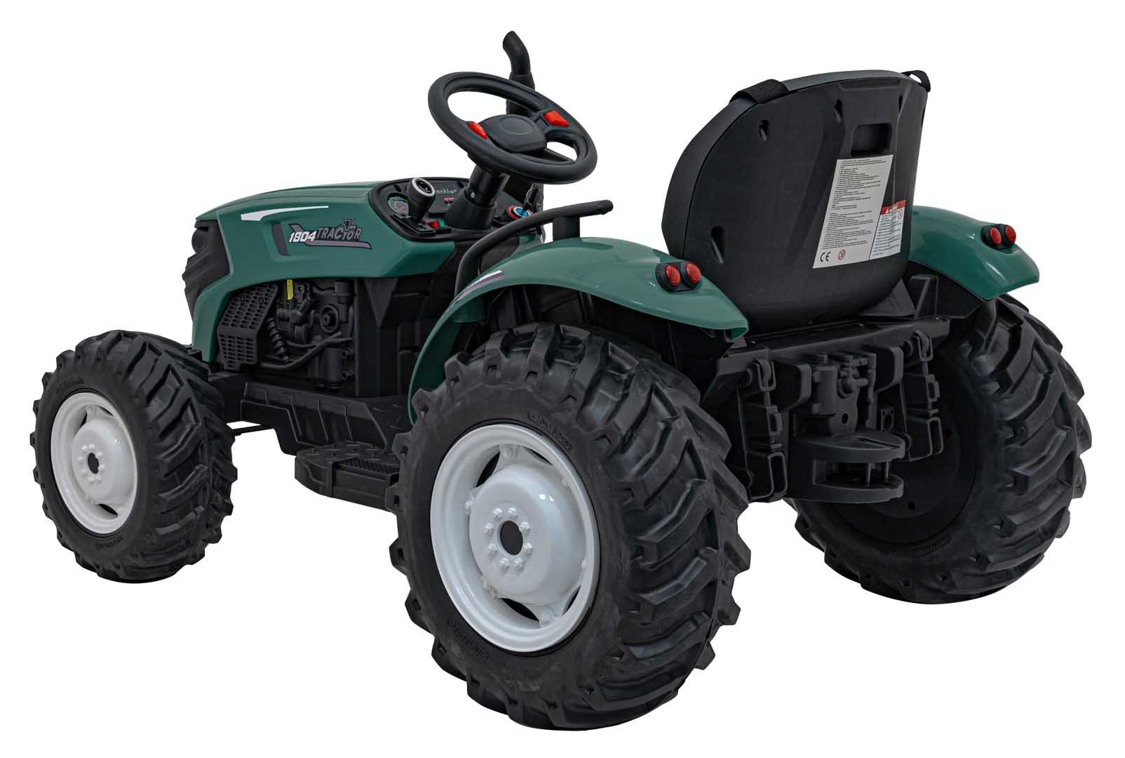 190W 6-8 km/h Traktor Na Akumulator HC-306 Ciemno Zielony 24V