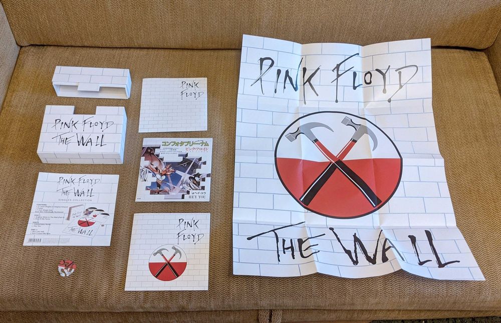 Pink Floyd The Wall Коллекционный набор 7" виниловая пластинка подарок