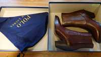 Buty damskie kowbojki sztyblety botki Polo Ralph Lauren 36.5 23.5cm