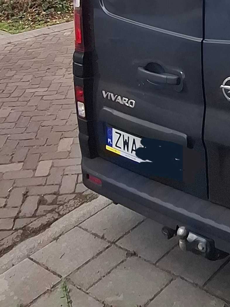 Opel Vivaro - B Brygadówka 6-OSOBOWY, polskie tablice