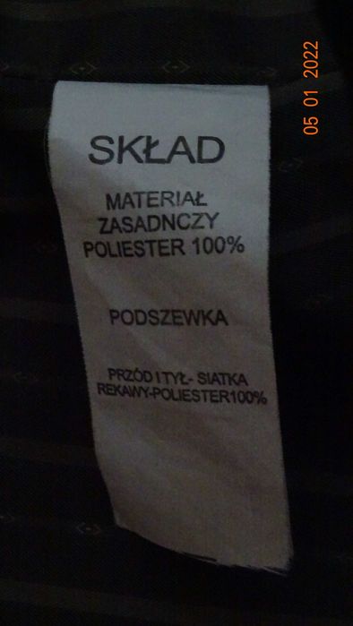 kurtka olimpijka męska kolor beżowy Rozmiar XL