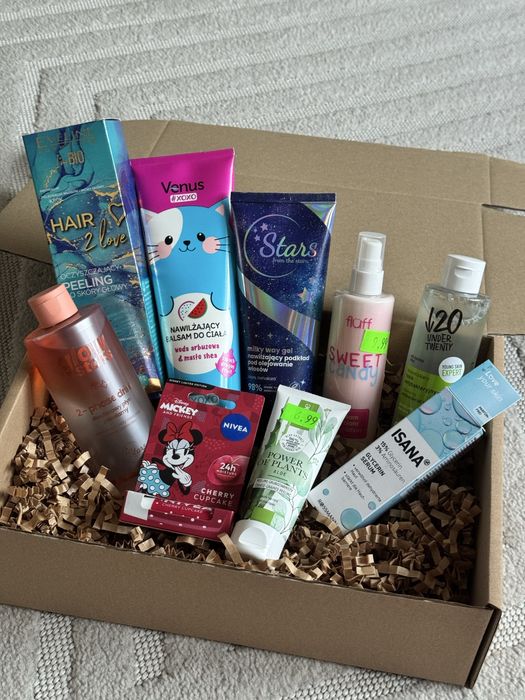 Zestaw kosmetyków eveline isana nivea under twenty balsam krem wcierka