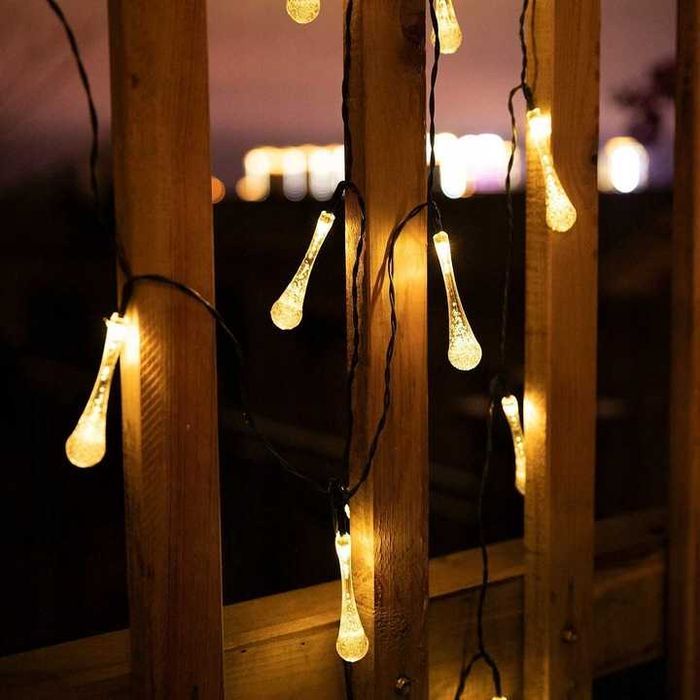 Girlanda Ogrodowa LED 10m Solarna Świetlna Lampki
