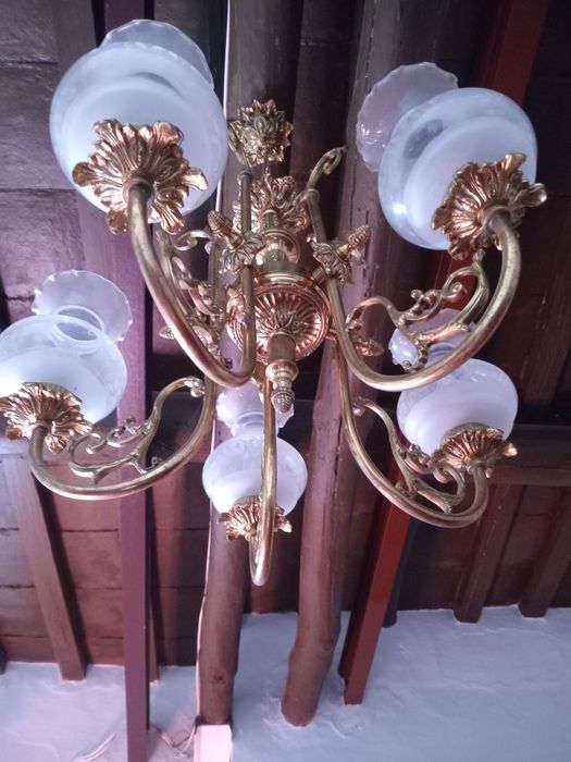 Vendo lustre 5 lampadas estado novo
