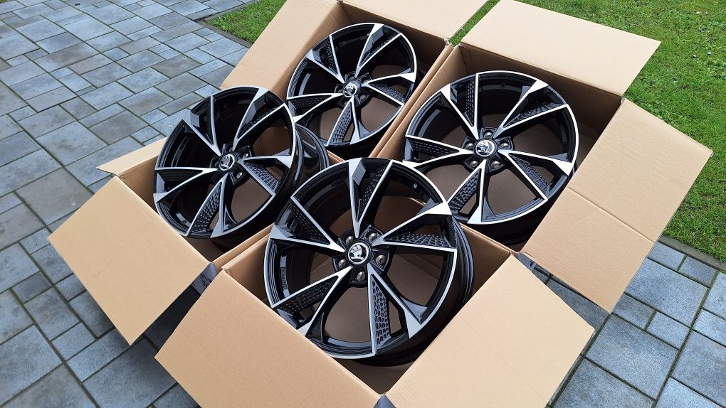 Nowe Alufelgi 5x112 R17 Najnowszy Wzór Audi A3 A4 B8 A5 A6 Skoda Octav