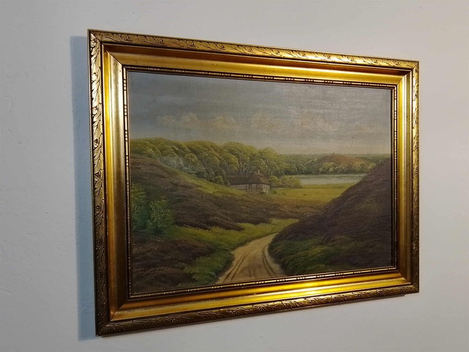 Stary obraz na płótnie