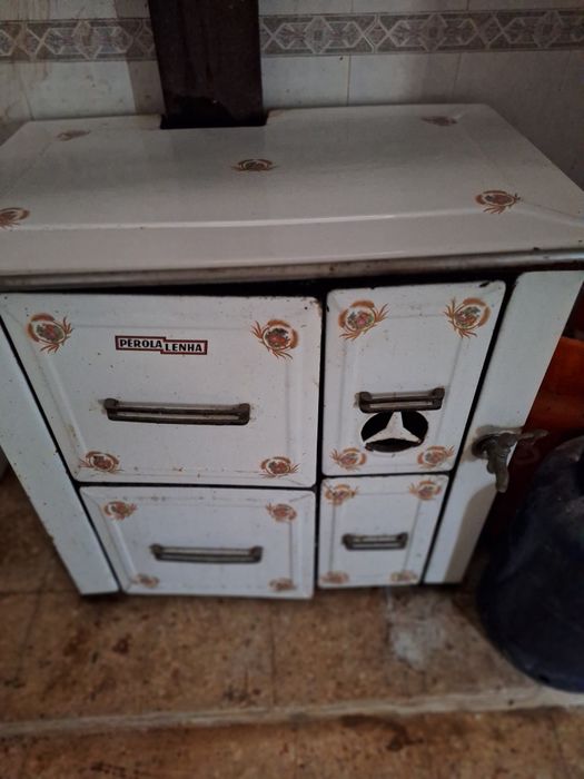 Fogão a lenha rústico