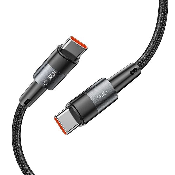 Kabel Tech-Protect UltraBoost USB-C / USB-C PD 100W 5A 0.25m - szary