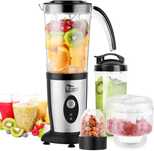 Blender kielichowy Uten 220 W srebrny/szary