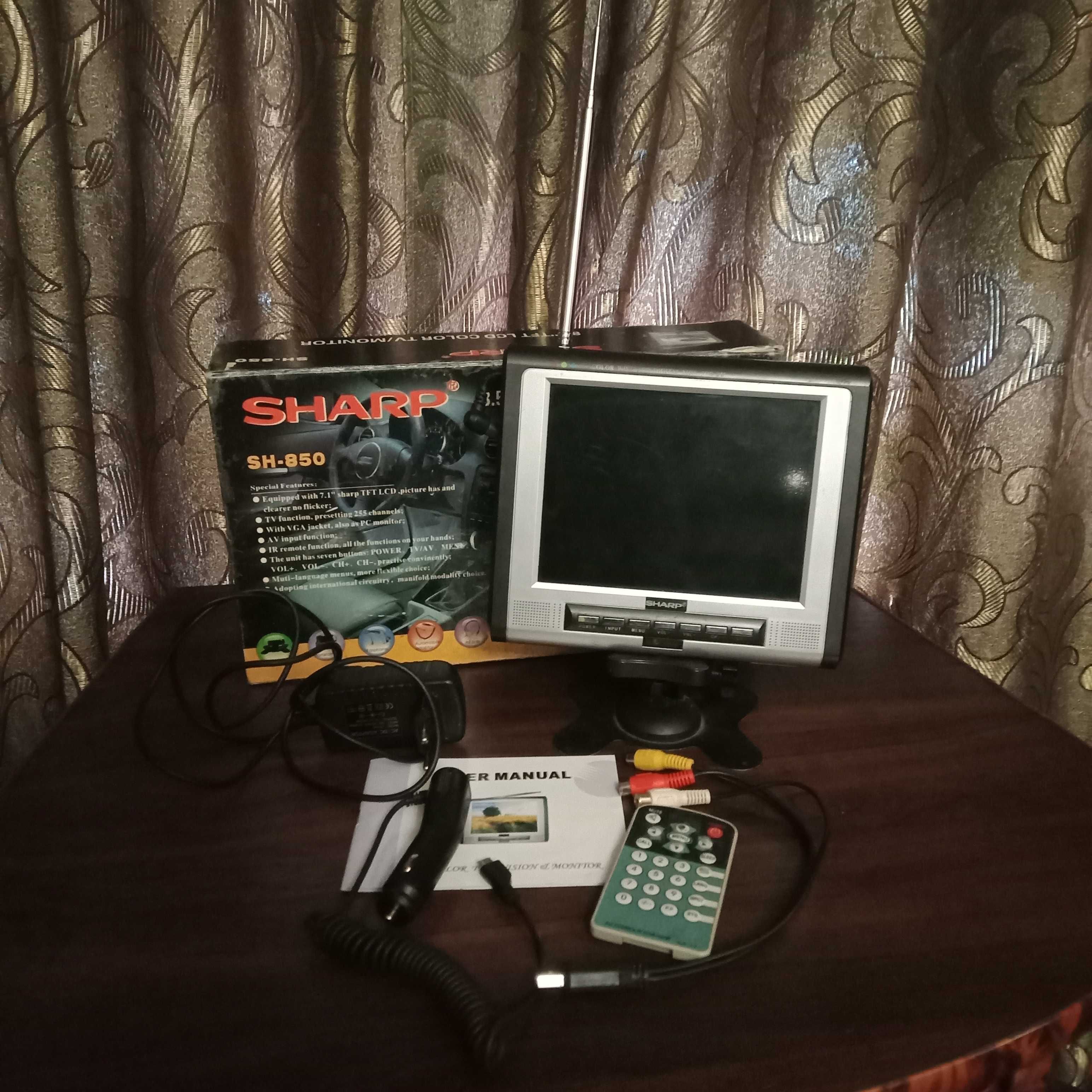 Автомобильный LCD телевизор SHARP SH-850 8,5”TFT  USB