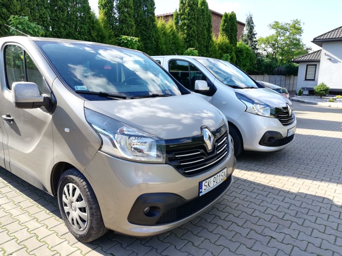 Wypożyczalnia busów wynajem busa 9 osobowego Renault Trafic 9os.