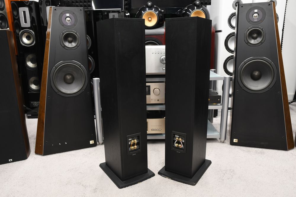 Kolumny podłogowe stereo KEF C7 Czarna para sprawna!