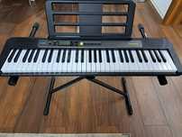 Keyboard Casio LK-S250 - gwarancja, stojak, jak nowe