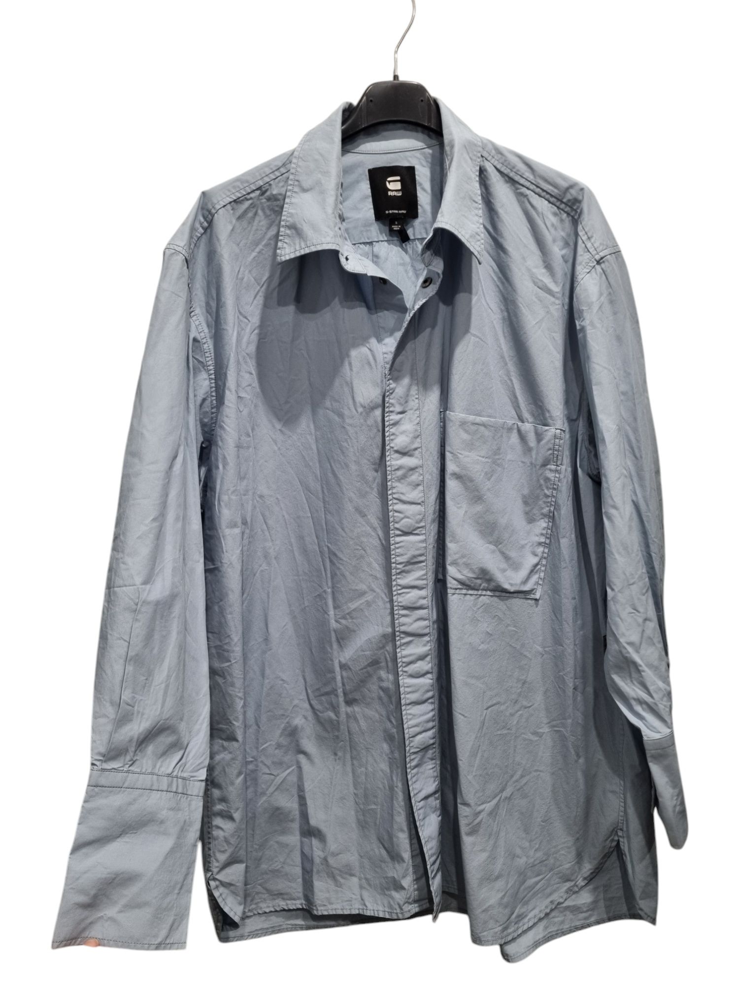 Męska długa koszula G-star raw rozmiar S-L  blekitna