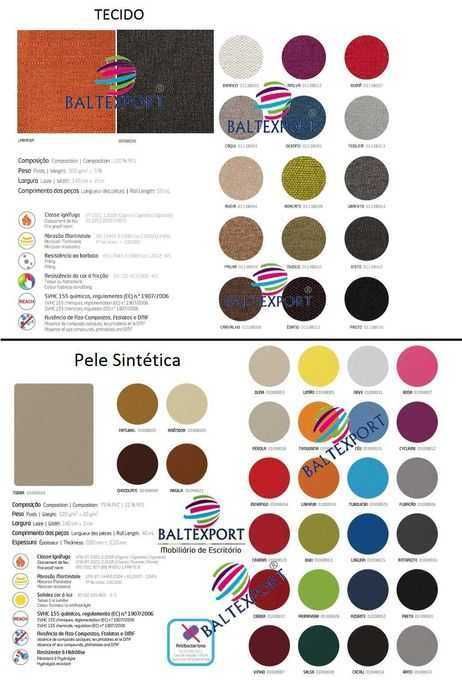 Cadeira Formação c/ Palmatória Drt/Esq Revestida Pele Sintetica Tecido