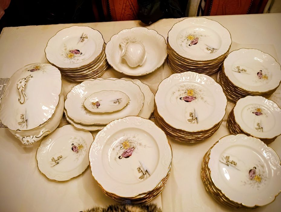 Serviço jantar e de café  Vista Alegre(Otaru) sem uso