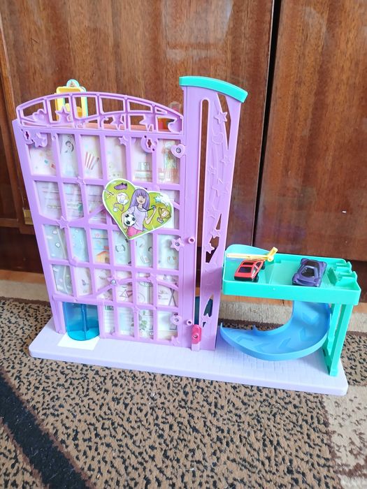 лот набір іграшок торговий центр з ліфтом будинок для ляльок