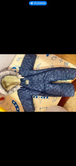 Зимовий комбінезон 74/80 розмір