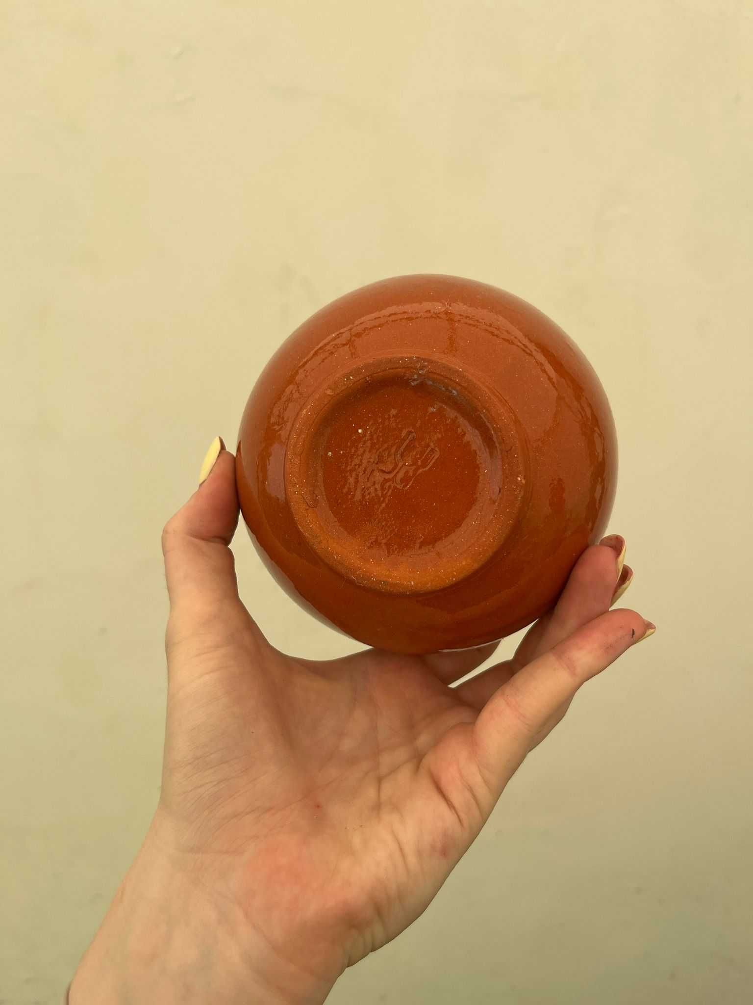 Conjunto Malga/Taça e Prato de Sopa em Barro