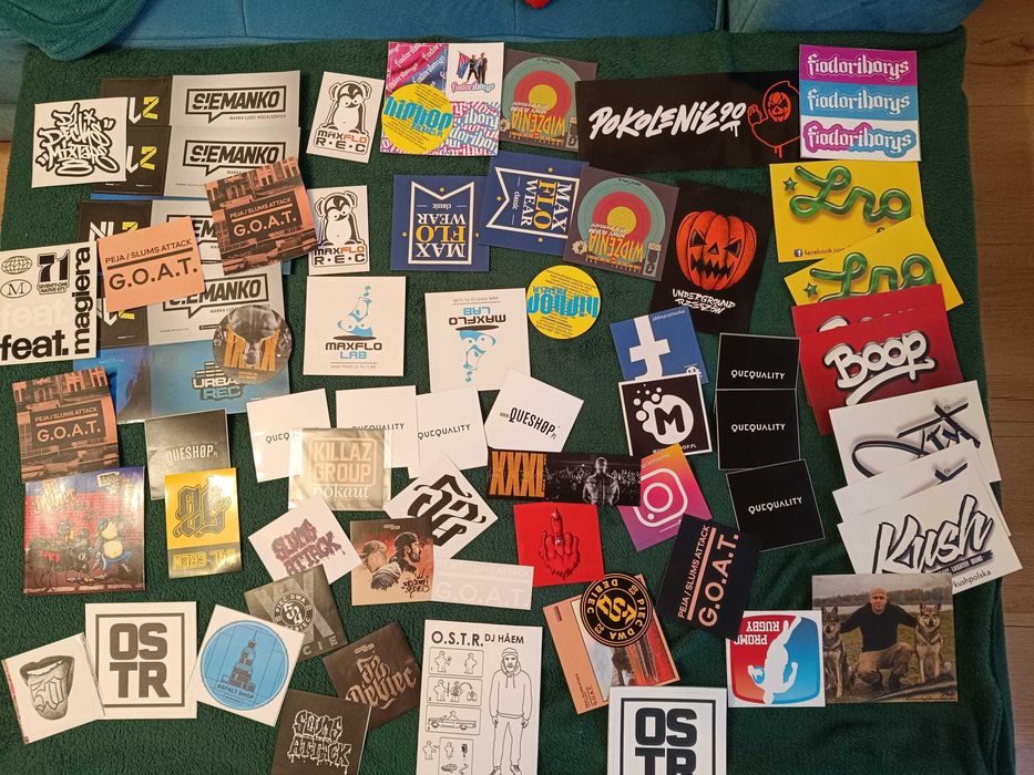 Vlepki, naklejki - HipHop, Rap - Peja, OSTR, Magiera, Tede - Nowe