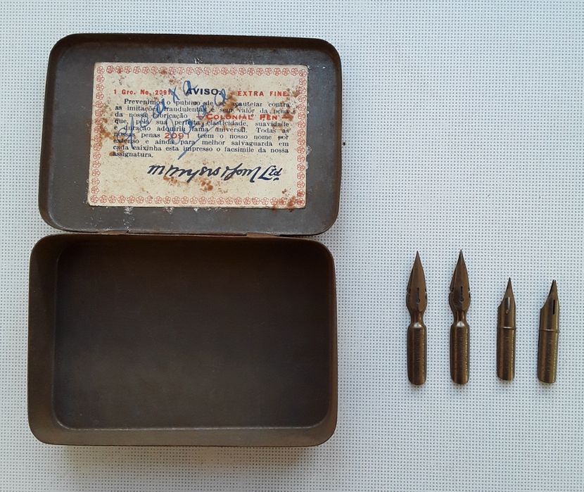 Caixa vintage M. Myers & Son Ltd - Colonial Pen