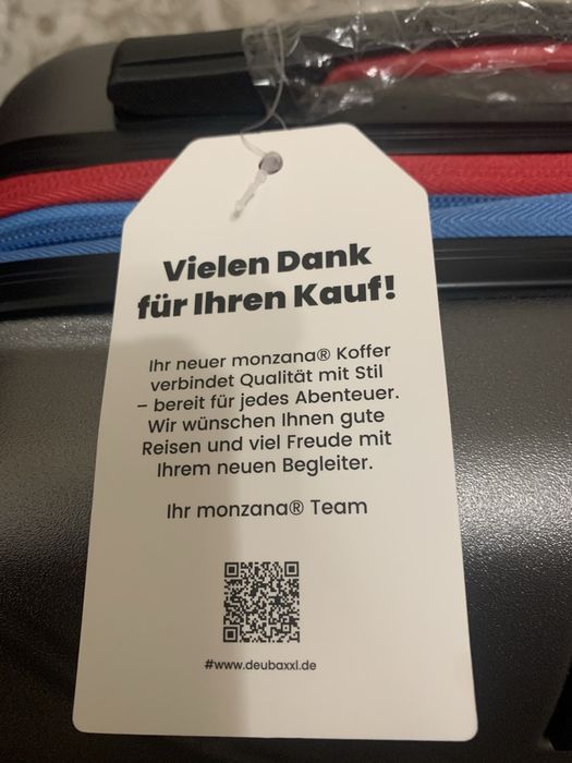 Валіза (чемодан) Monzana Hard Shell 40-45 л, 52*35*22-25 з розширенням