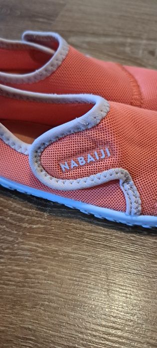 Buty do wody, przedszkola, Kapcie, Nabaiji, 24-25, pomarańczowe