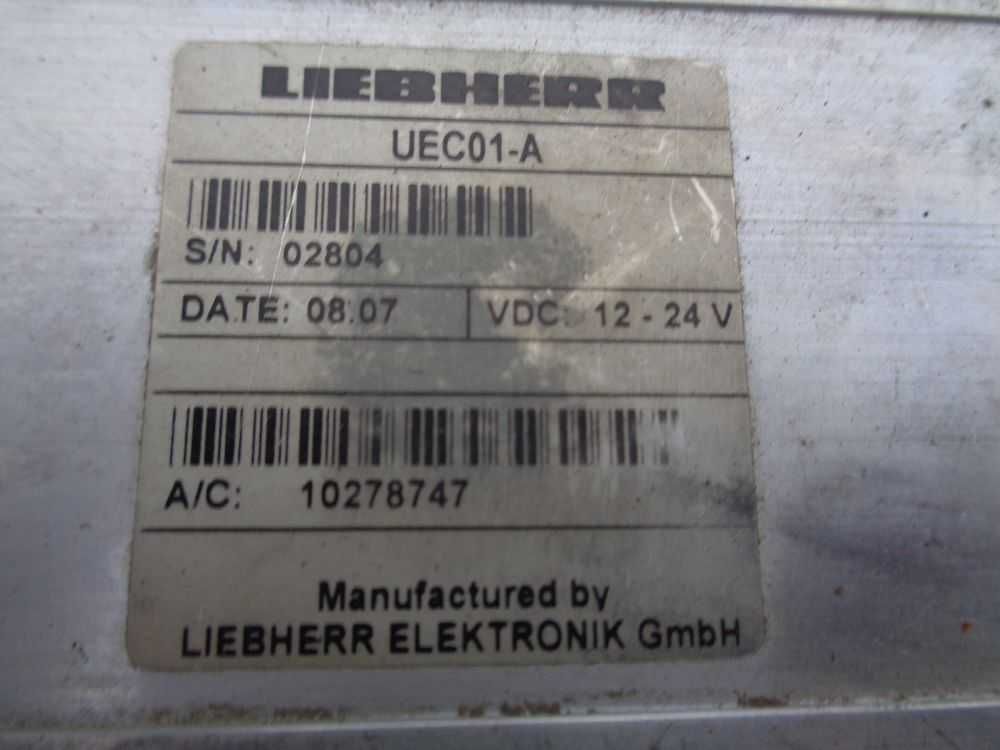Sterownik Komputer Silnika UEC01-A LIEBHERR Koparka Ładowarka