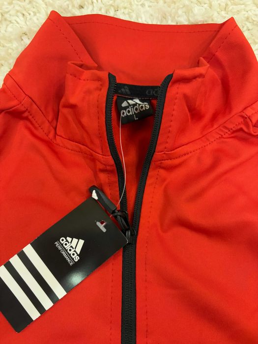 Adidas track jacket Climacool red (L/M size)