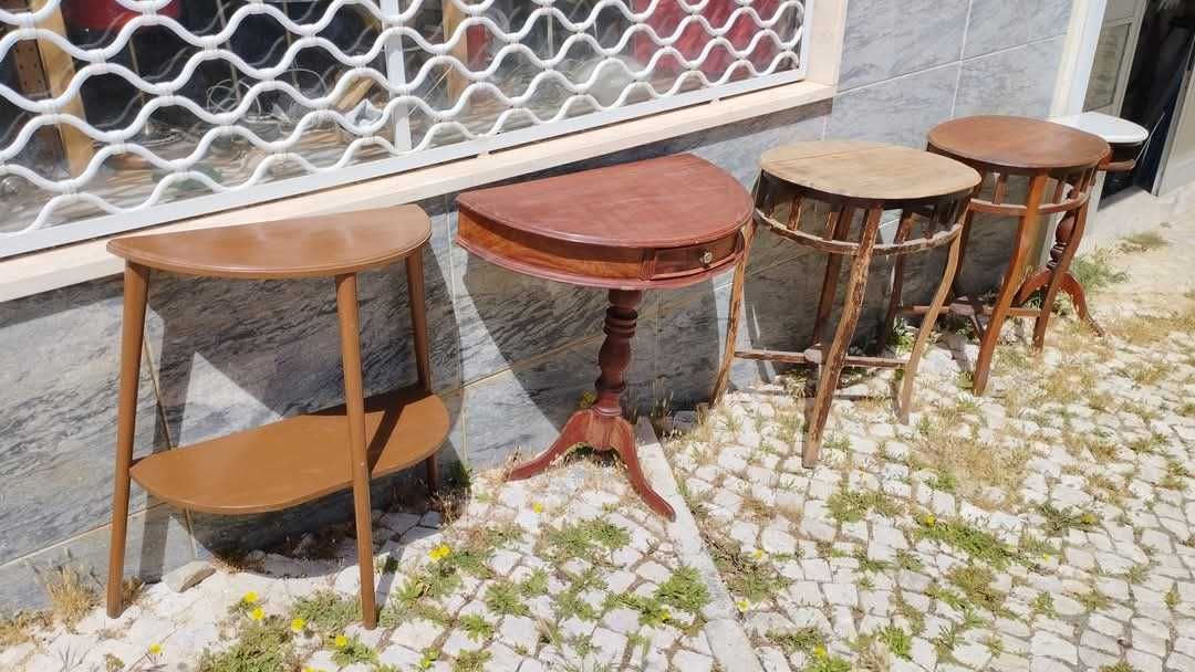 Mesas de apoio para reciclar