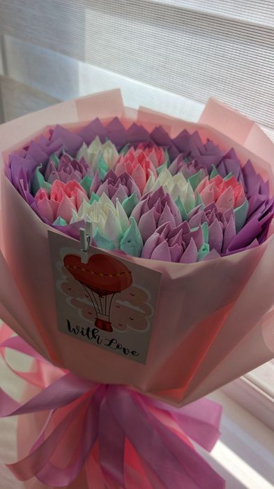 Зефірні букети/зефірні квіти/ зефірні композиції